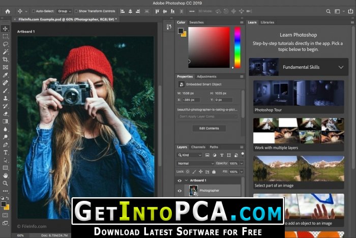 how long to download adobe photoshop for free